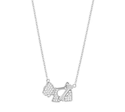 Srebrny Naszyjnik Piesek I...