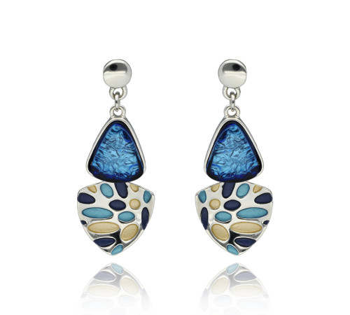 Kolczyki Yvon Silver Blue...