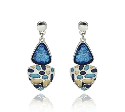 Kolczyki Yvon Silver Blue...