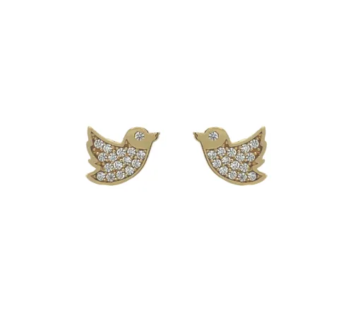 Kolczyki Złote Sztyfty...