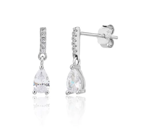 Kolczyki Srebrne Z Wiszącą...