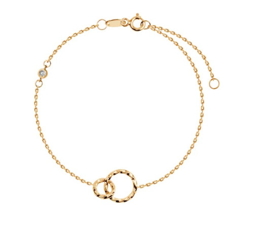 Bransoletka Złota Z Kółkami 8k