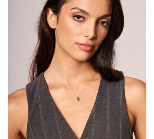 Naszyjnik Złoty Z Cyrkonią...