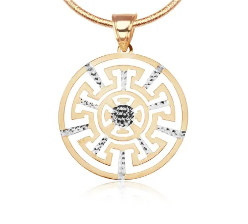 Zawieszka Złota Dwukolorowa...