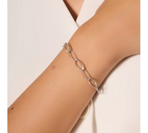 Bransoletka Srebrna Moderno