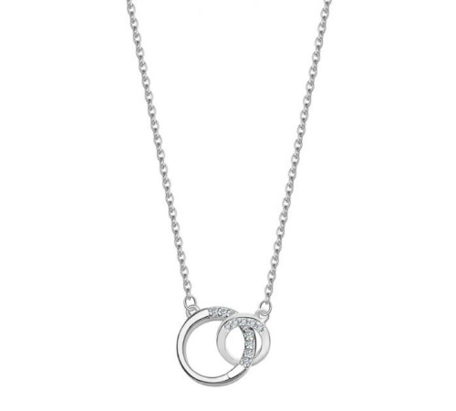 Naszyjnik Srebrny Koła Z...