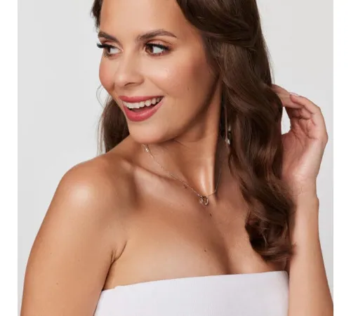 Naszyjnik Srebrny Koła Z...