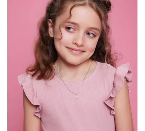 Naszyjnik Srebrny Serce Z...