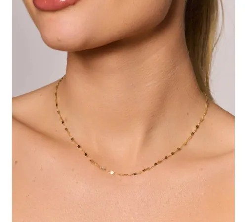 Naszyjnik Srebrny Pozłacany...