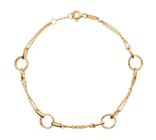 Bransoletka Złota Koła 8k