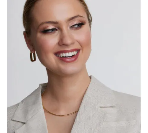 Naszyjnik Srebrny Pozłacany...