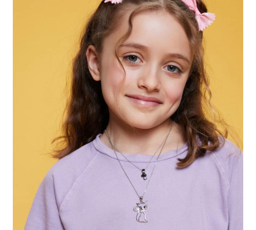 Naszyjnik Srebrny Kot Z...