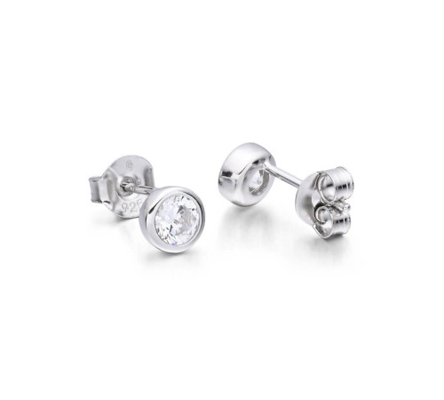 Kolczyki Srebrne Sztyfty Z...