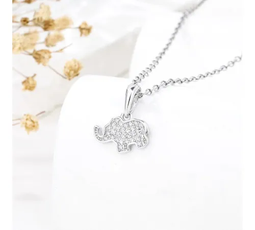 Zawieszka Srebrna Słoń Z...
