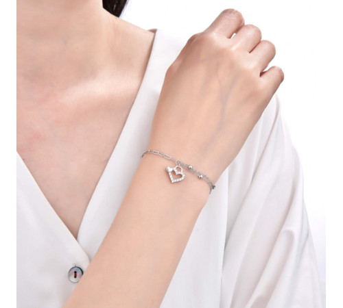 Bransoletka Srebrna Z...