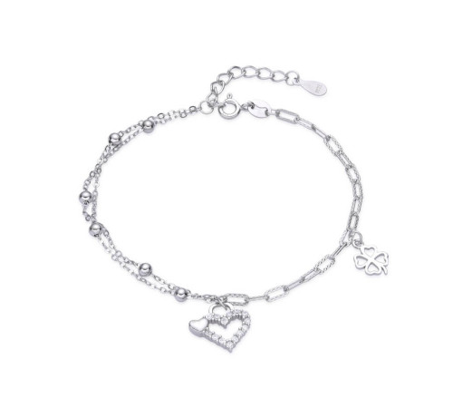 Bransoletka Srebrna Z...