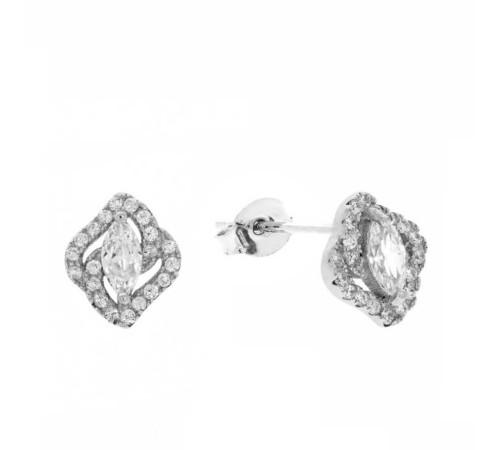 Kolczyki Srebrne Sztyfty Z...