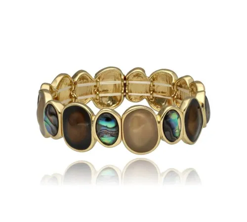 Bransoletka Yvon Gold Brown...