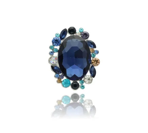 Broszka Yvon Z Granatowym...