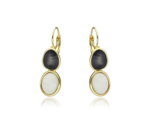 Kolczyki Yvon Gold Beige...