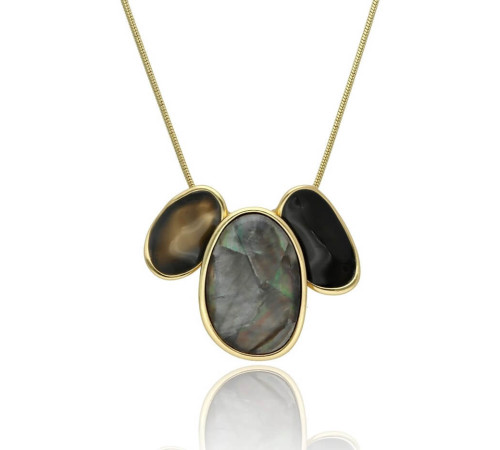 Naszyjnik Yvon Gold Grey...