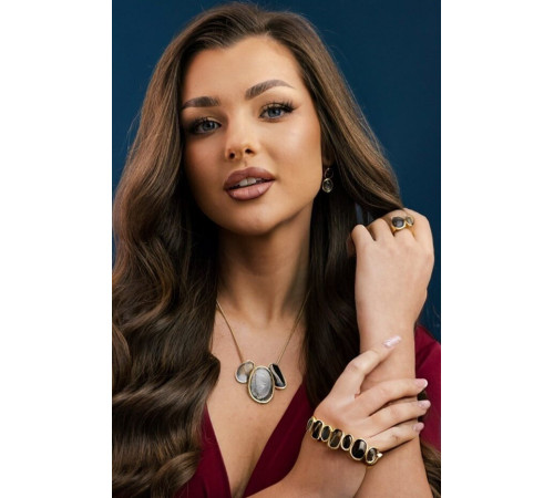 Naszyjnik Yvon Gold Grey...