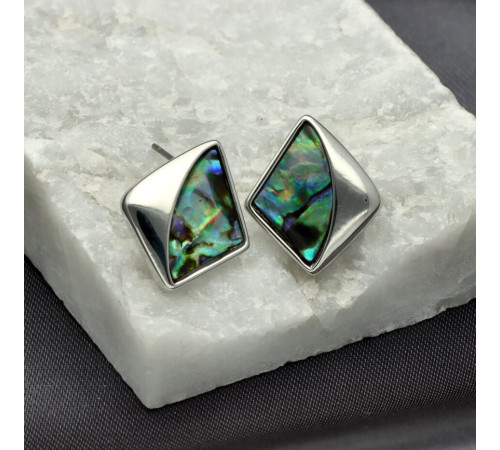 Kolczyki Yvon Silver Camelia