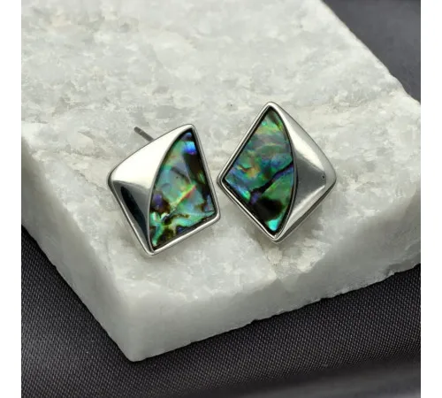 Kolczyki Yvon Silver Camelia