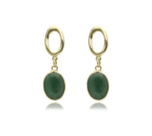 Kolczyki Yvon Gold Z...