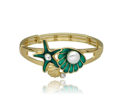 Bransoletka Yvon Gold Green...
