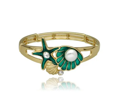 Bransoletka Yvon Gold Green...