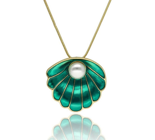 Naszyjnik Yvon Gold Green...