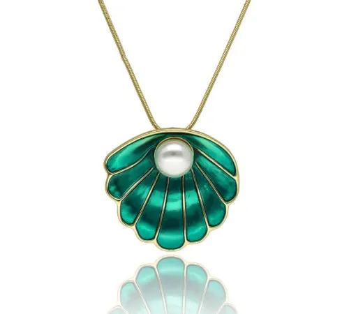 Naszyjnik Yvon Gold Green...