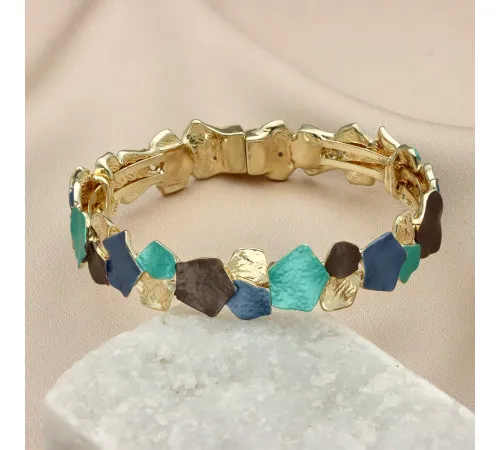 Bransoletka Yvon Gold Blue...